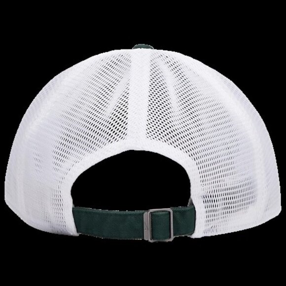 Nike Mens Michigan State Club Trucker Adjustble Cap M/L Mens Green/White NEW - Picture 4 of 6